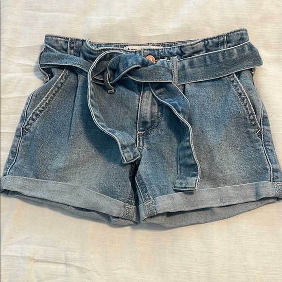 abercrombie kids Other - Abercrombie Kids Girls Blue Jean Shorts with Cuffed Hem